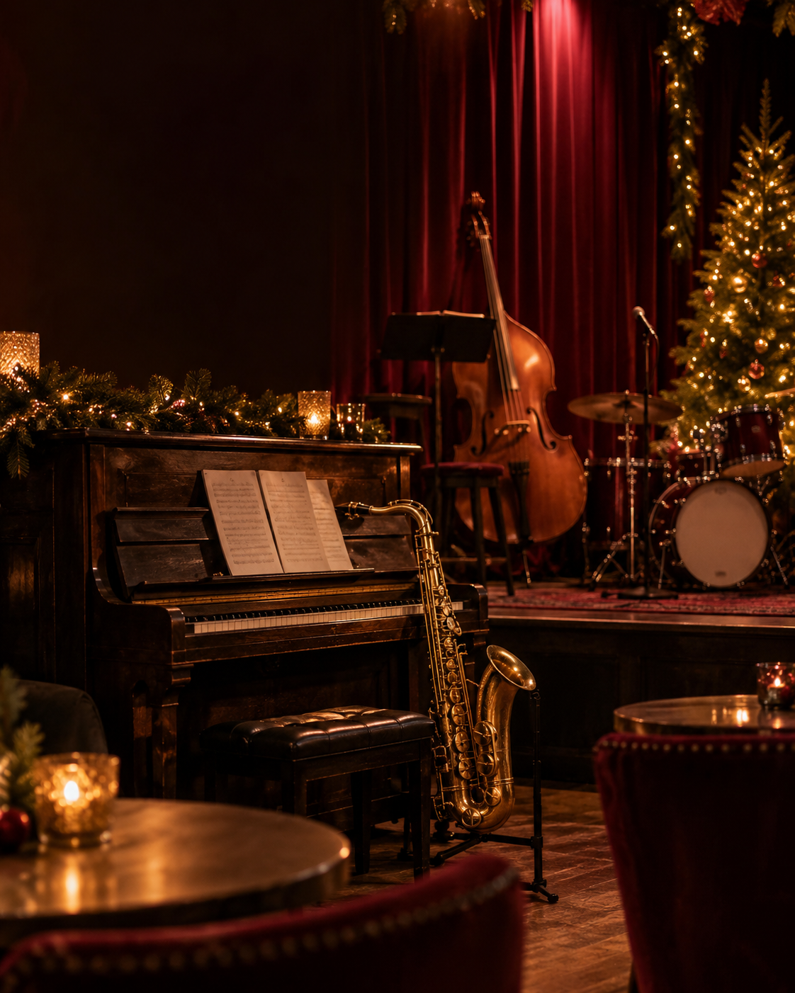 A jazzy little Christmas evening at The Enchanted Oak